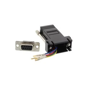 DB9 Sieviešu lai RJ12 sieviešu modulārais adapteris